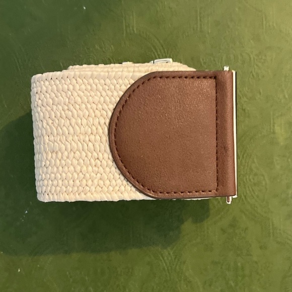 LC Lauren Conrad Accessories - Lauren Conrad Women's Belt XL Tan Brown Beige Rustic Woven